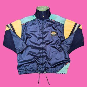 Vintage 1990's CAT OUT Navy Blue Jacket Size S